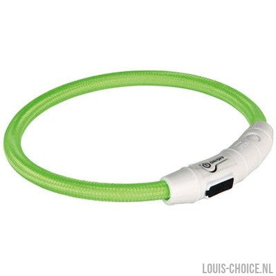 Trixie Lichtgevende Halsband Hond Flash Usb Tpu / Nylon Groen-TRIXIE-Louis Choice