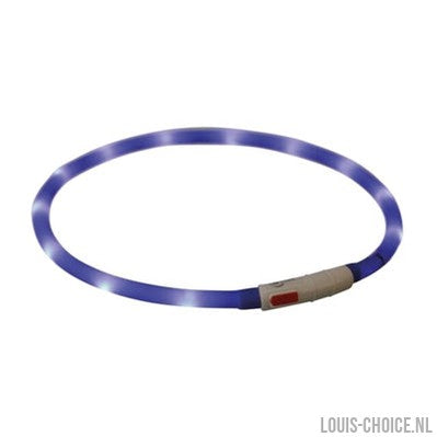Trixie Lichtgevende Halsband Hond Usb Siliconen Oplaadbaar Royal Blauw-TRIXIE-Louis Choice