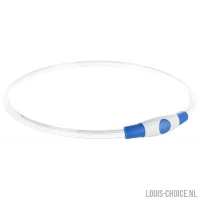Trixie Lichtgevende Halsband Usb Flash Light Oplaadbaar Tpu Blauw-TRIXIE-Louis Choice
