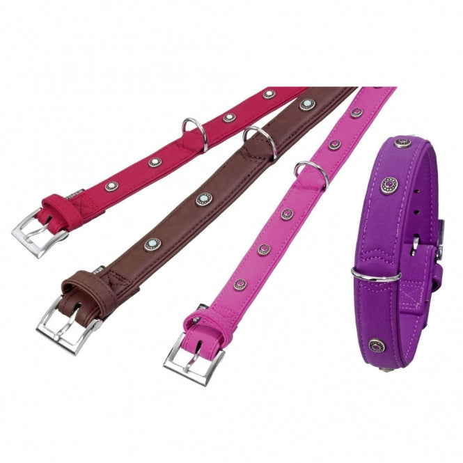 Karlie Art Buffalo Deco - Halsband - Rood - 50cm / 30mm