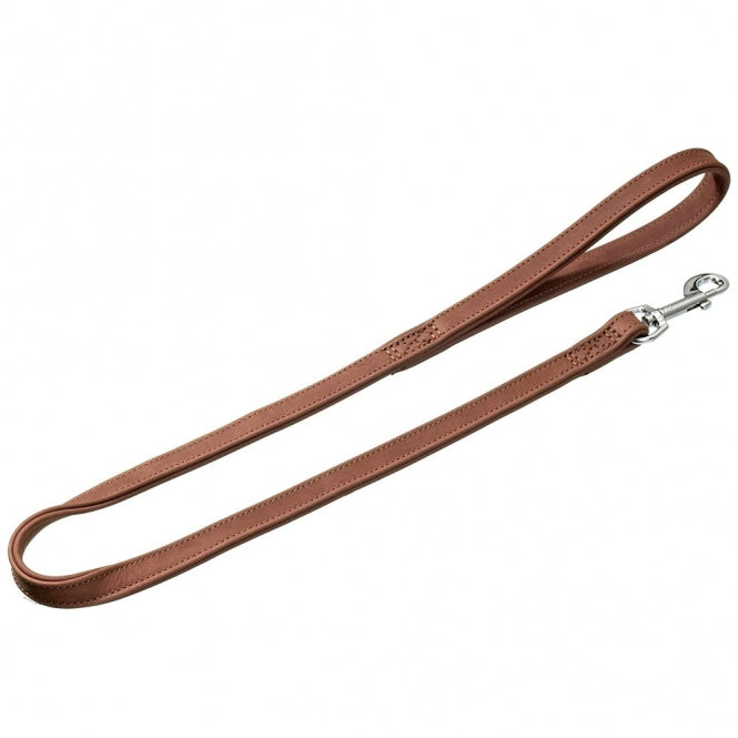 Karlie Buffalo Lijn Gestikt - Bruin - 110cm/10mm