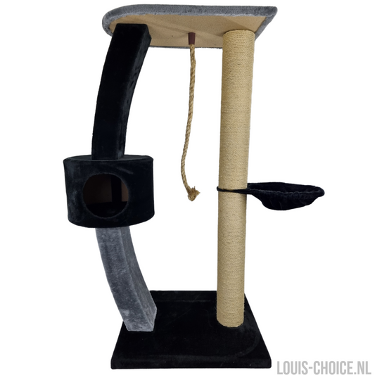 Topmast Krabpaal Moondream - Grijs & Zwart - 60 x 50 x 125 cm