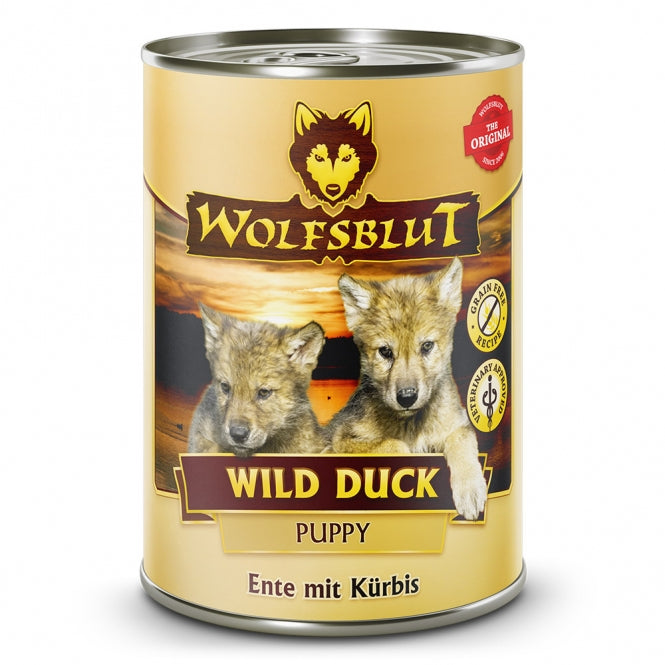 Wolfsblut - blik Wild Duck Puppy - 395g