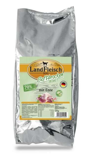 Landfleisch Softbrokken met Eend - 5 kg