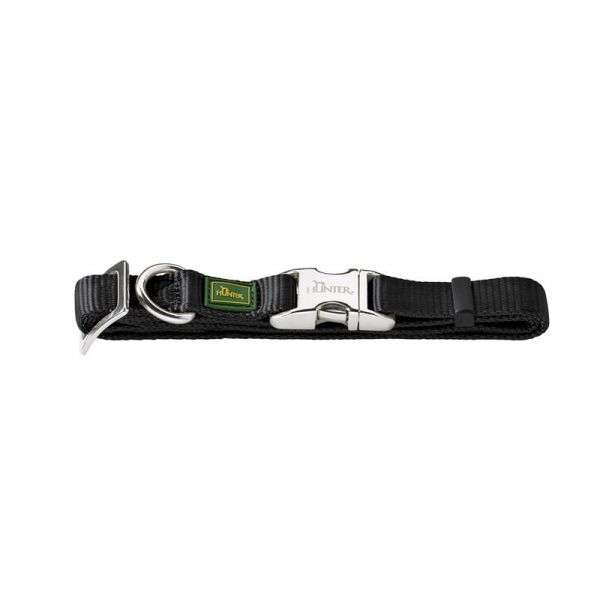 Hunter Halsband Vario-Basic ALU-Strong - Zwart - Maat L/25