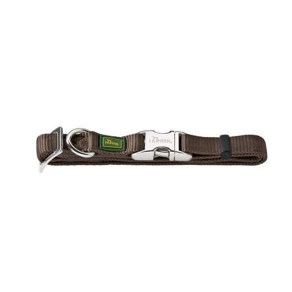 Hunter Halsband Vario-Basic ALU-Strong - Bruin - Maat L/25