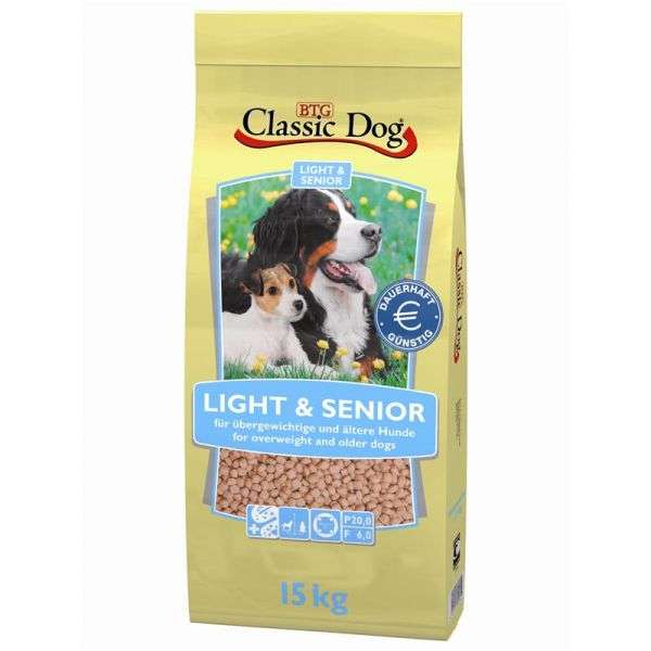Classic Dog Light & Senior - 15 kg