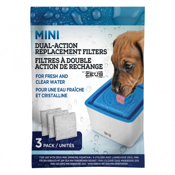 Zeus Mini Drinkfontein Filter - 3-Pack