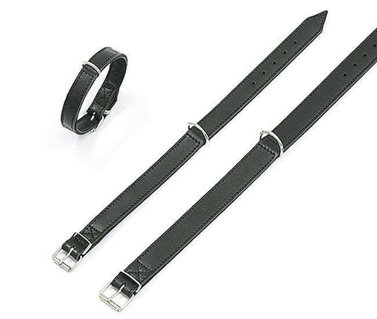 Karlie RONDO Halsband Genaaid - Zwart - 32 mm, 62 cm