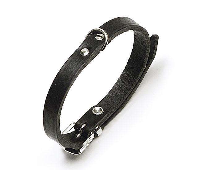 Karlie RONDO Halsband Genageld - Zwart - 10 mm, 24 cm
