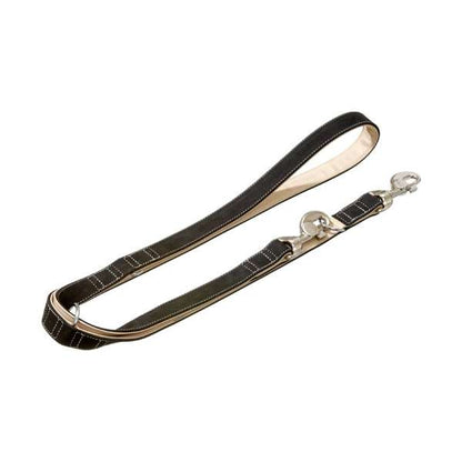 Karlie Buffalo Ultra Looplijn - Zwart/Hellbeige - 25 mm / 200 cm