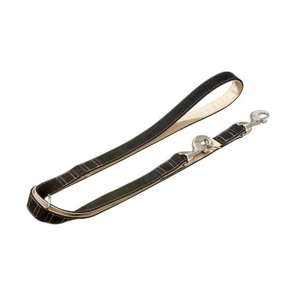 Karlie Buffalo Ultra Looplijn - Zwart/Hellbeige - 15 mm / 200 cm