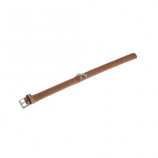 Karlie Halsband Buffalo Kalfsleer - Bruin - 24 cm / 10 mm