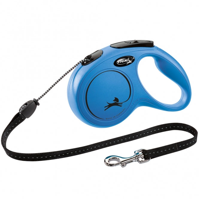 FLEXI Rollijn New CLASSIC Touw - 5m, tot 20kg - Blauw