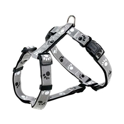 Trixie Tuig Silver Reflect - Pootjes-motief - 36-40 cm / 15mm