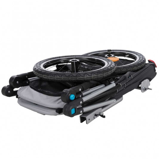 Trixie fietskar voor honden - grijs/zwart - L