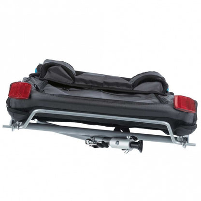 Trixie fietskar voor honden - grijs/zwart - L