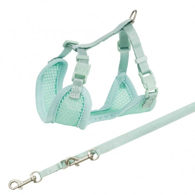 Trixie Junior Puppy-Softtuig met Lijn - mint
