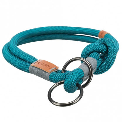 Trixie BE NORDIC - sliphalsband met stop - petrol - 45 cm
