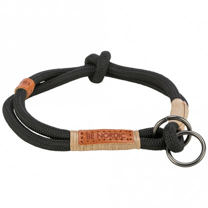 Trixie BE NORDIC Trek-Stop Halsband - zwart - 35 cm
