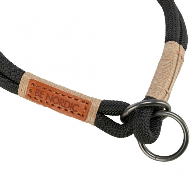 Trixie BE NORDIC Trek-Stop Halsband - zwart - 55 cm