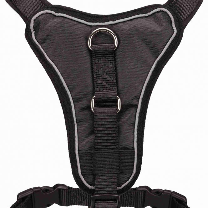 Trixie Premium Y-Tuig - zwart - 42-50 cm / 15 mm