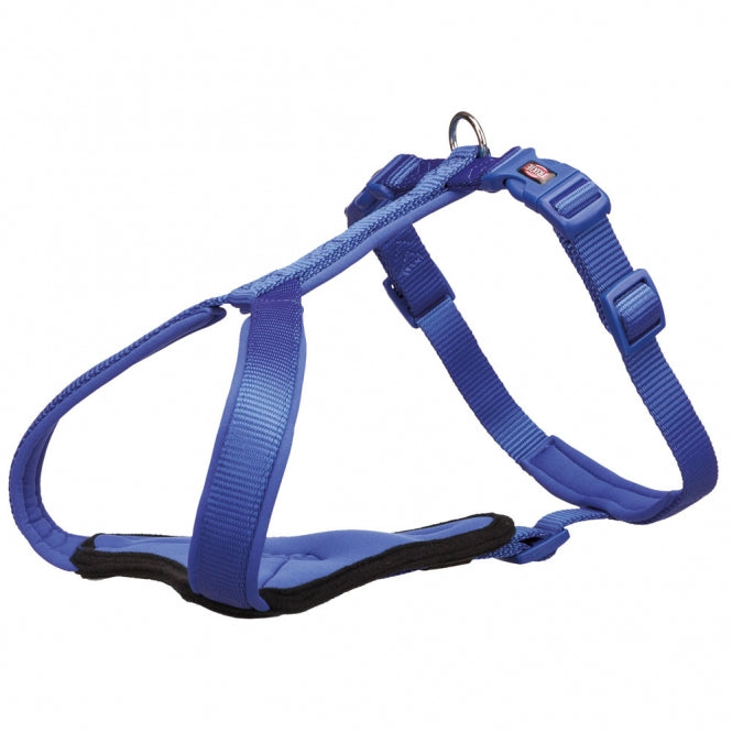 Trixie - Premium Y-harnas - Koningsblauw - 65-80 cm/20 mm