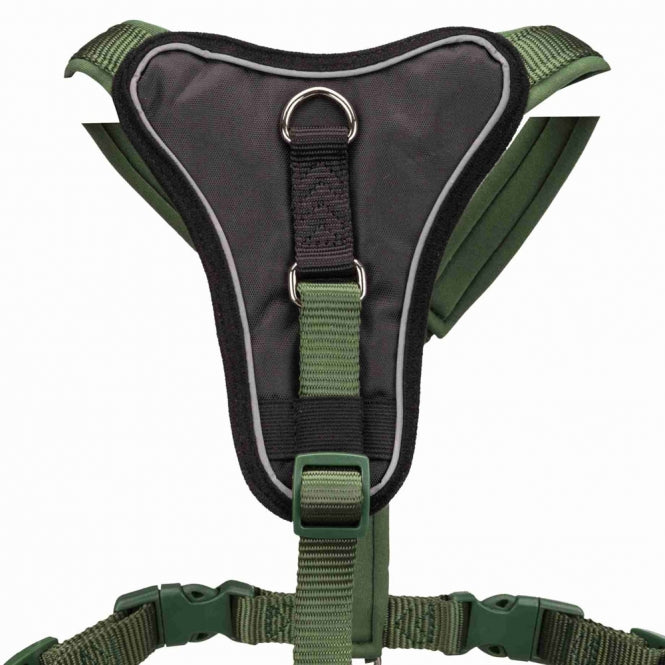 Trixie Premium Y-Tuig - bosgroen - 30-37 cm / 10 mm