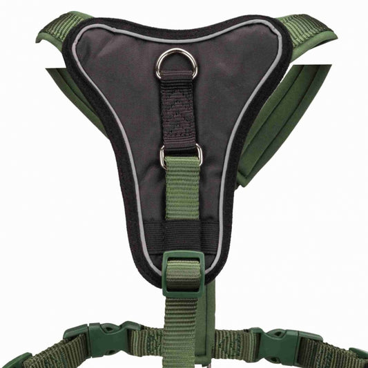 Trixie Premium Y-Tuig - bosgroen - 30-37 cm / 10 mm