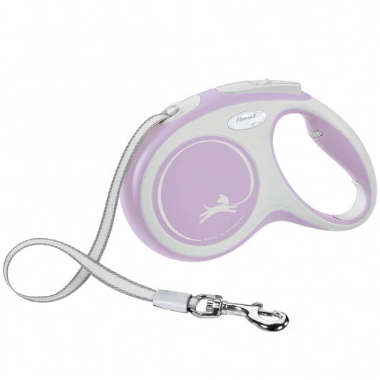 FLEXI COMFORT - Intrekbare riem - 5m - tot 25kg - Roze