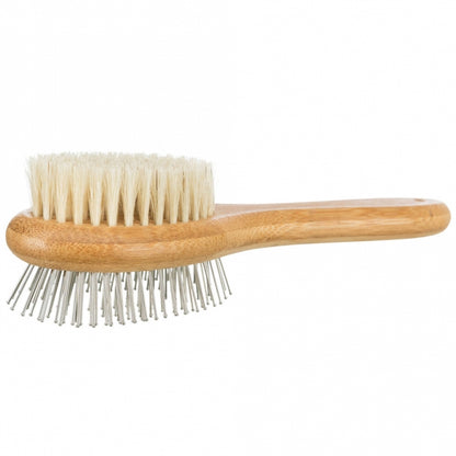 Trixie - Dubbelzijdige bamboeborstel - 5 x 19 cm