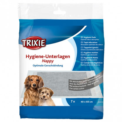 Trixie Hygiëne-Onderlegger Nappy met Aktief Koolstof - 40 x 60 cm / 7 stuks