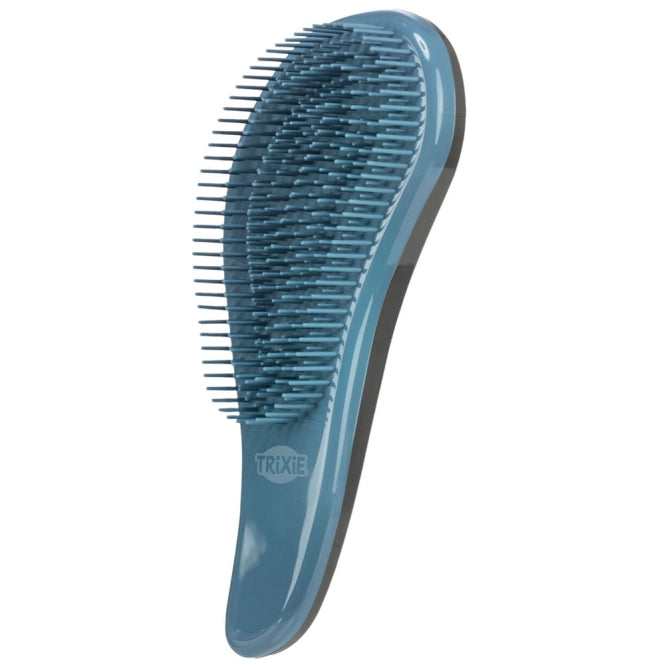 Trixie zachte borstel - zwart/blauw