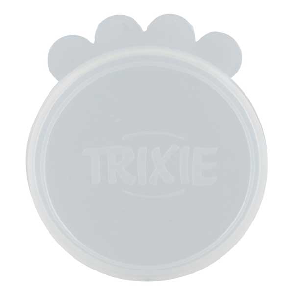 Trixie - siliconen blikdeksel - transparant - 7,6 cm