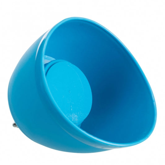 Trixie roestvrijstalen fles met drinkschaal - 300 ml