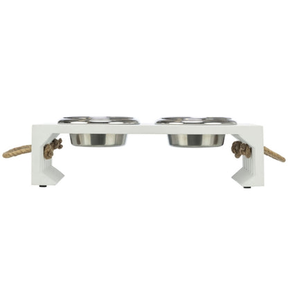 Trixie BE NORDIC kommenset, MDF/roestvrij staal - 2 × 0,4 l