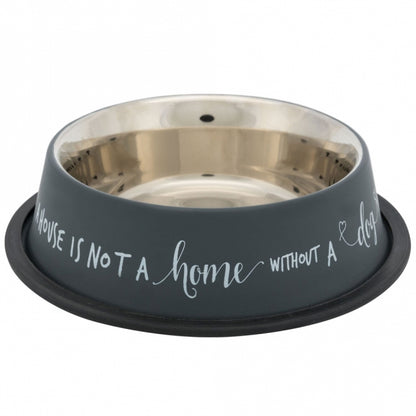 Trixie roestvrijstalen voerbak Home voor honden - 0,9 l/ø 23 cm