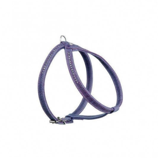 Karlie Buffalo Denim Strass Tuig - Lavendel - 40-47 cm