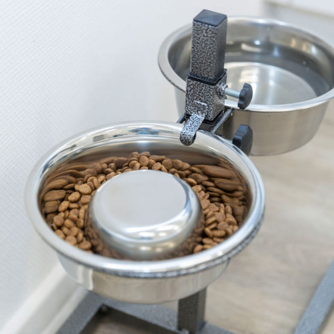 Trixie Slow Feeding roestvrijstalen kom - 0,6 l/ø 17 cm