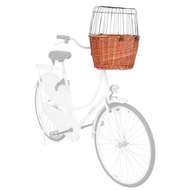 Trixie Front-Hondenfietsmand van Wilg - natuur