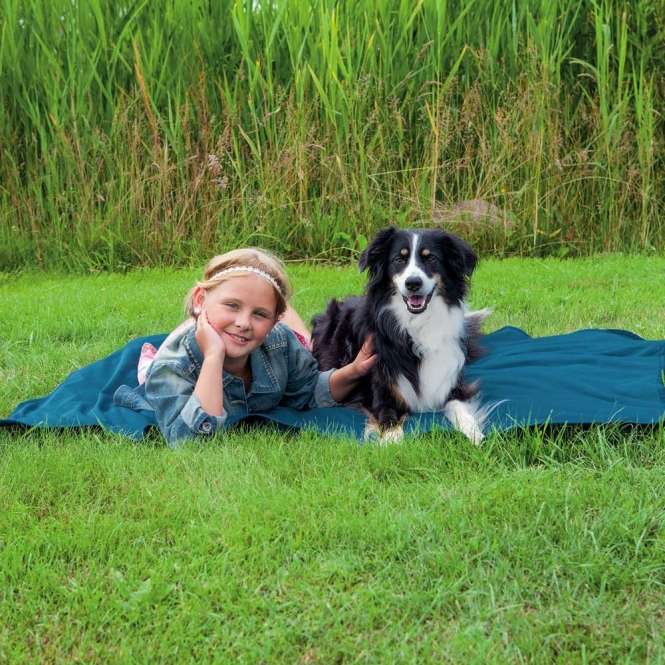 Trixie Insect Shield® Outdoor-Deken - Donkerblauw - 70 x 50 cm