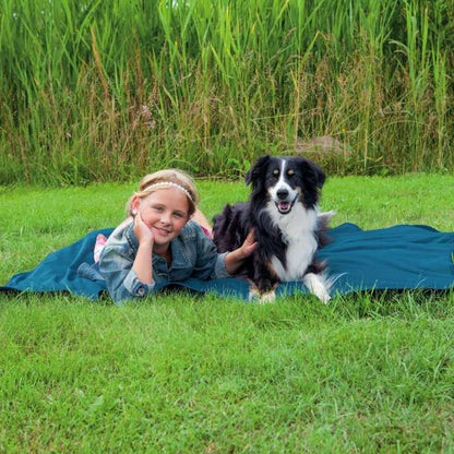 Trixie Insect Shield® Outdoor-Deken - Donkerblauw - 100 x 70 cm