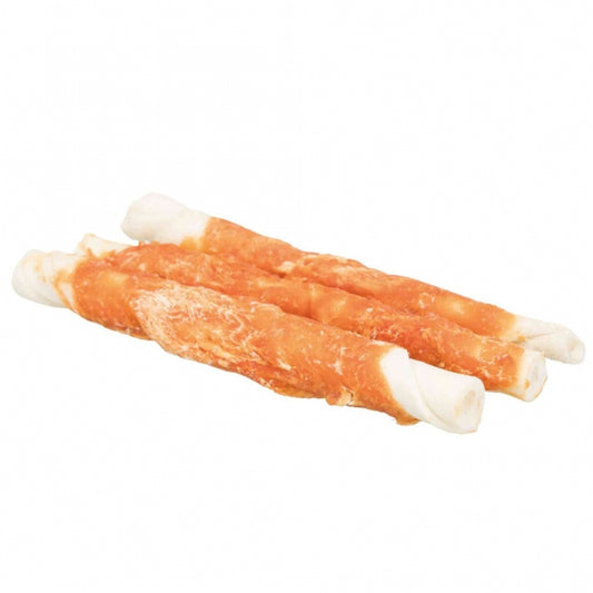 Trixie Denta Fun Kip Kauwrollen - 17cm / 3 stuks