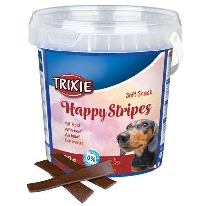Trixie Zachte snack Happy Stripes 500g emmer