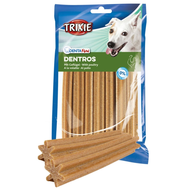 Trixie DENTAfun Dentros met gevogelte,7 stuks