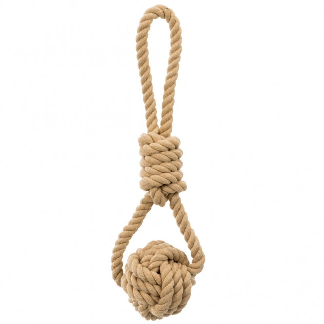 Trixie BE NORDIC Speeltouw met Ingevlochten Bal - ø 8/30 cm