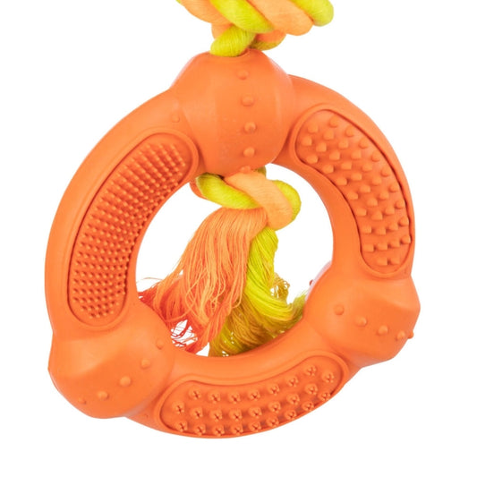 Trixie Speeltouw met Natuurrubber-Ring