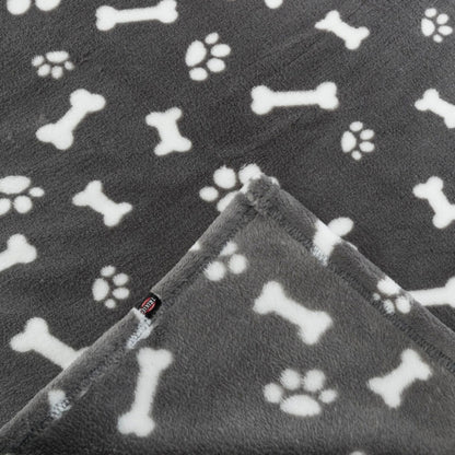 Trixie Deken Kenny - Grijs - 100 × 75 cm