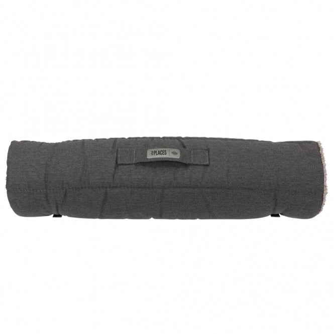 Trixie reisdeken Bendson - donkergrijs/lichtgrijs - 120 × 80 cm