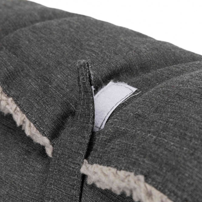 Trixie reisdeken Bendson - donkergrijs/lichtgrijs - 120 × 80 cm